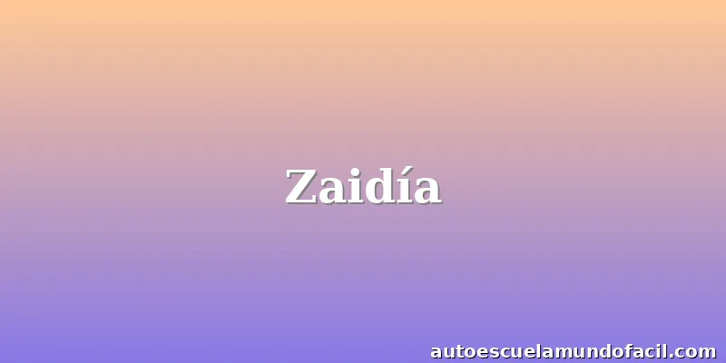 Zaidía