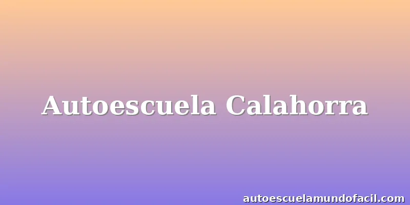 Autoescuela Calahorra