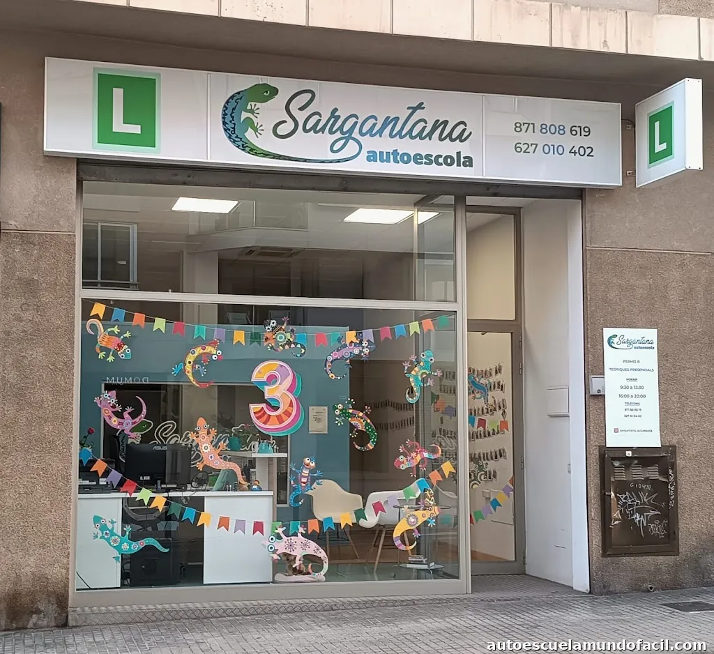 Sargantana autoescola