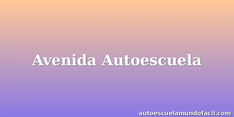 Avenida Autoescuela