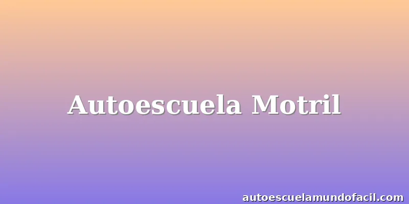 Autoescuela Motril