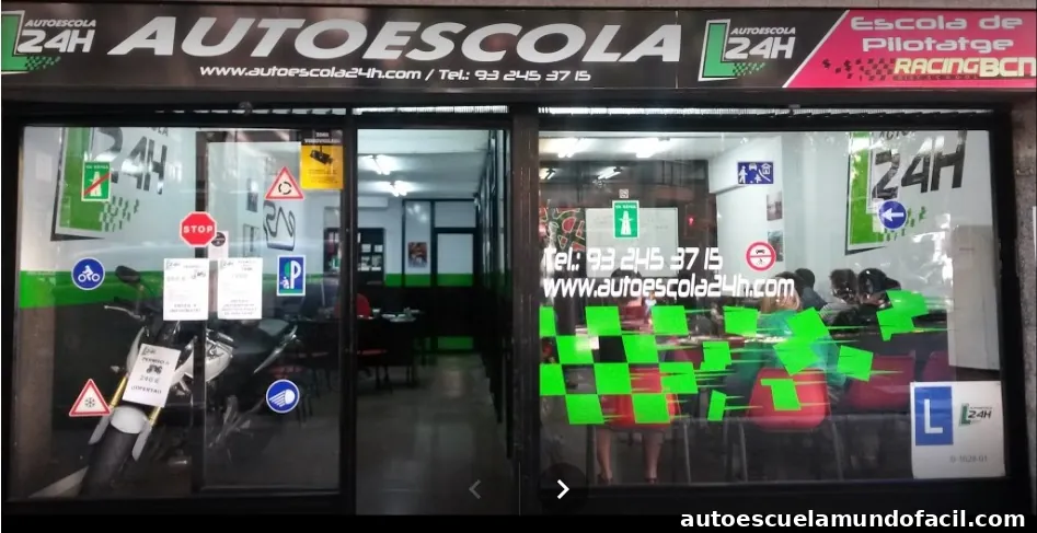 Autoescola 24H · Autoescuela Barcelona