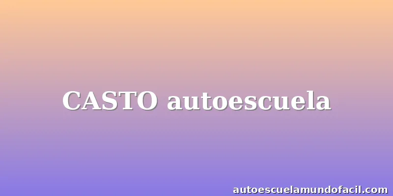 CASTO autoescuela