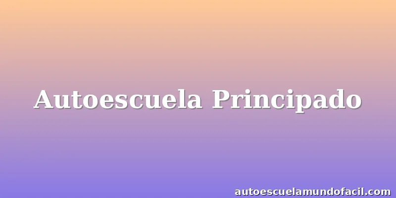 Autoescuela Principado