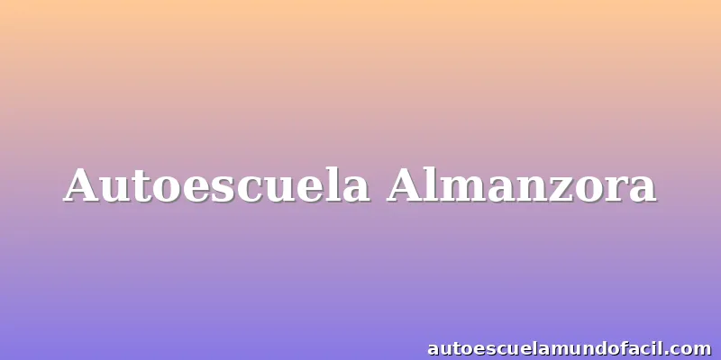 Autoescuela Almanzora