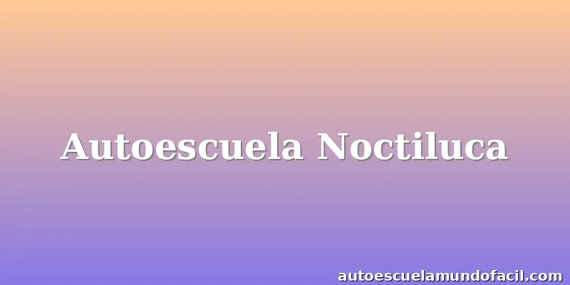 Autoescuela Noctiluca