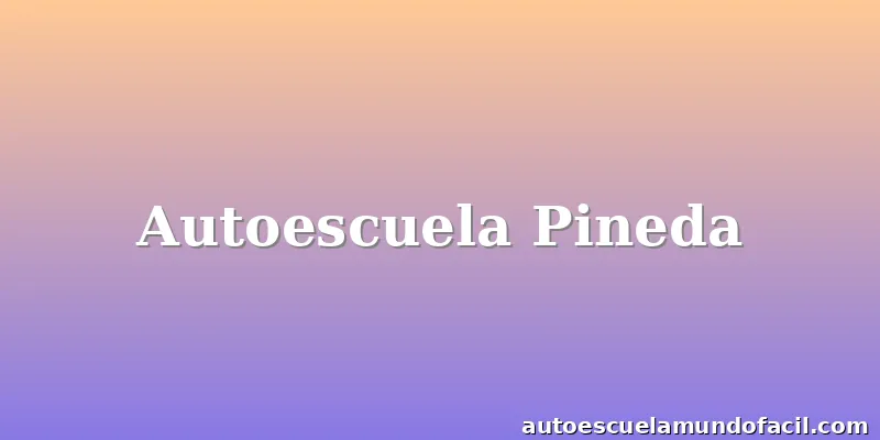 Autoescuela Pineda