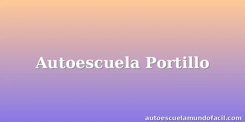 Autoescuela Portillo