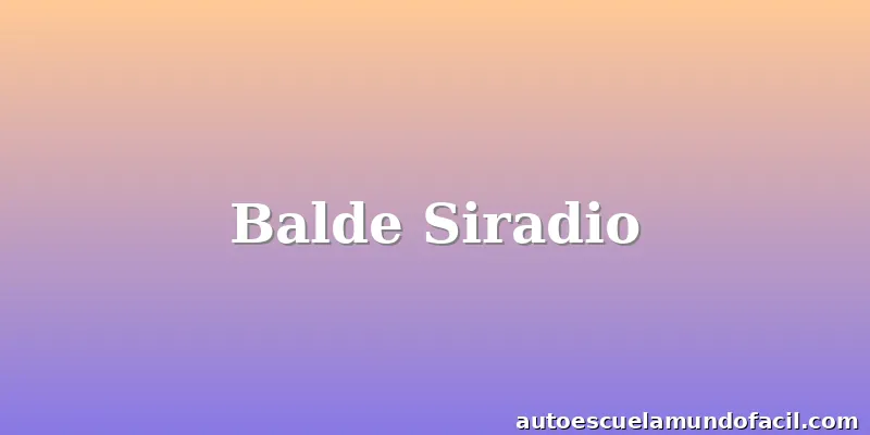 Balde Siradio