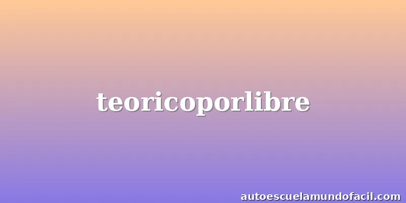 teoricoporlibre
