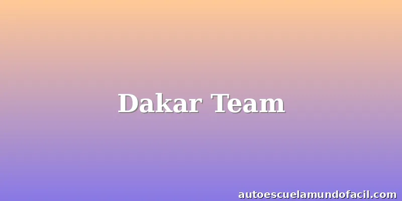 Dakar Team