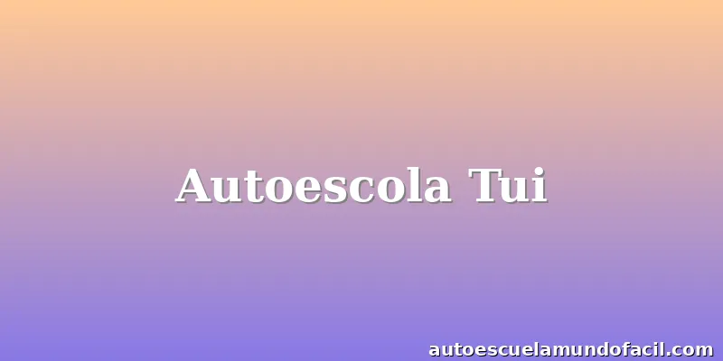 Autoescola Tui
