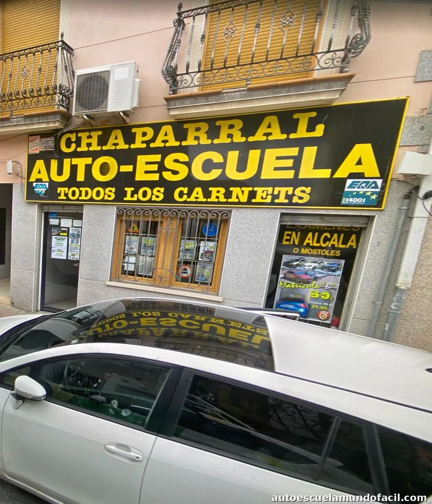 Autoescuela chaparral - El Molar- Cursos CAP