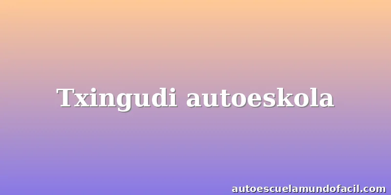 Txingudi autoeskola